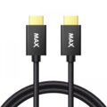 MAX kabel HDMI 2.1, opletený, 1m, černá_1438224136