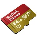 SanDisk Micro SDXC Extreme V30 64GB 90MB/s UHS-I U3, Rescue Pro Deluxe + SD adaptér_1058665109