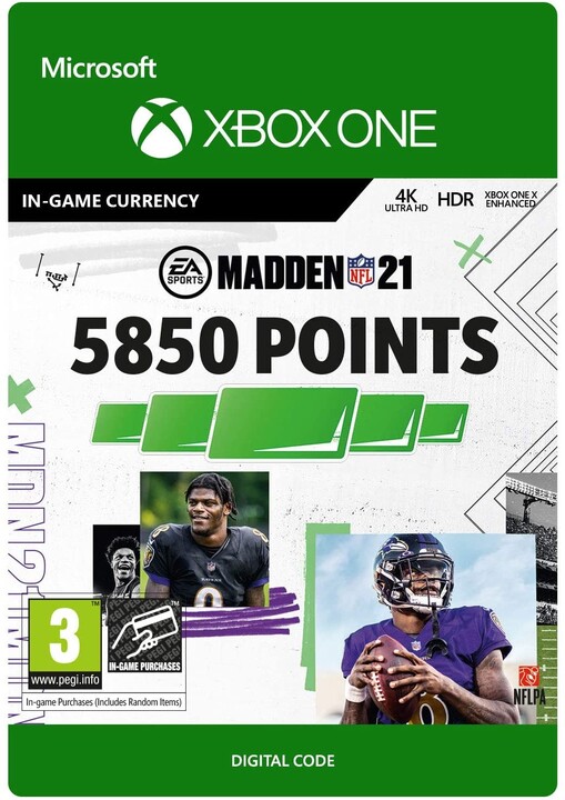 Madden NFL 22 - 5850 Madden Points (Xbox) - elektronicky_1109437315