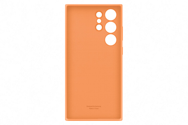 Samsung silikonový zadní kryt pro Galaxy S23 Ultra, oranžová_828142136