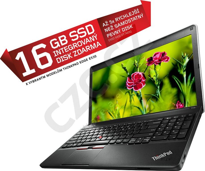 Lenovo ThinkPad Edge E530, černá + 16GB SSD mSATA zdarma_1059340354