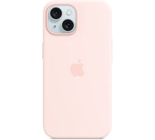 Apple Silikonový kryt s MagSafe pro iPhone 15, světle růžová_857249228
