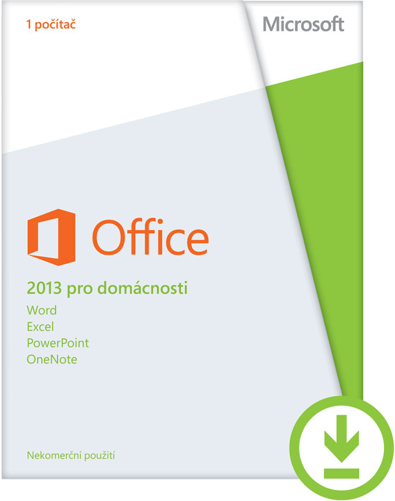 Microsoft Office 2013 pro domácnosti, nekomerční, EN - elektronicky_261004624