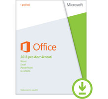 Microsoft Office 2013 pro domácnosti, nekomerční, EN - elektronicky_261004624