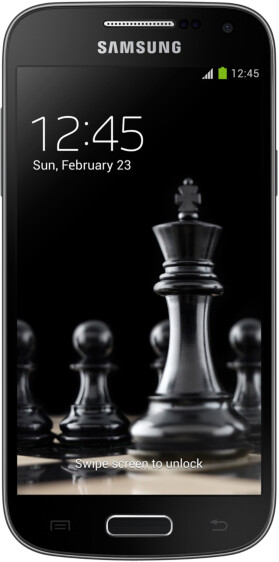 Samsung Galaxy S4 mini, černá, imitace kůže_421551760