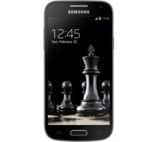 Samsung Galaxy S4 mini, černá, imitace kůže_421551760