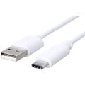 C-TECH kabel USB-A - USB-C, USB 2.0, 1m, bílá_1437230328