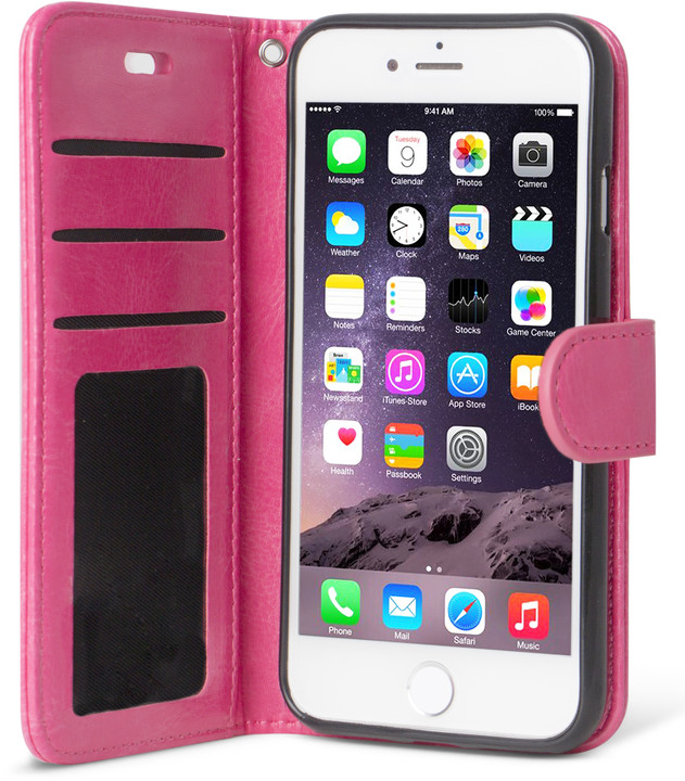 EPICO flipové pouzdro pro iPhone 7/8 - tmavě růžové_2097005660