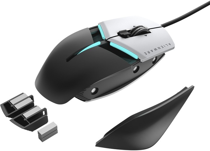 Alienware Elite Gaming Mouse AW959, černá/stříbrná_2022827745