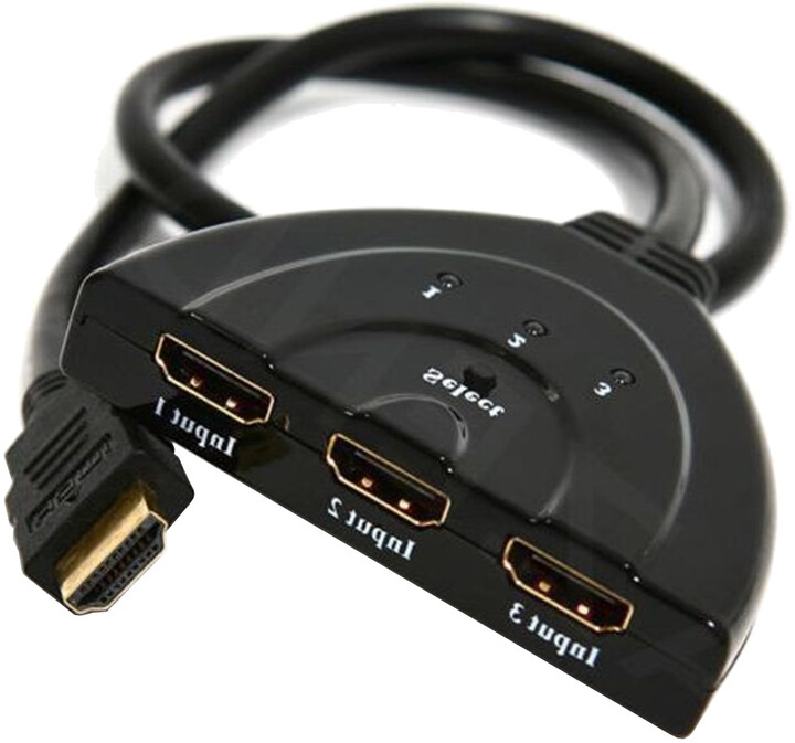 Gembird HDMI switch, 3:1_1036926921