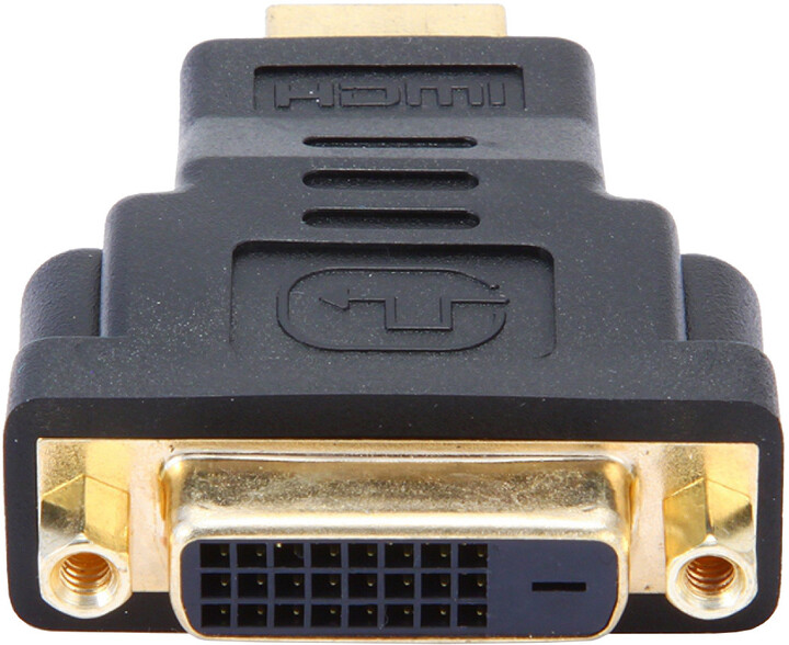 Gembird CABLEXPERT kabel HDMI na DVI, M/F, zlacené kontakty, černá