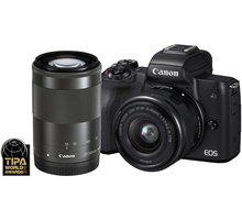 Canon EOS M50, černá + EF-M 15-45mm IS STM + EF-M 55-200mm IS STM_211353566