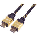 PremiumCord GOLD HDMI High Speed + Ethernet kabel, zlacené konektory, 5m_220739370
