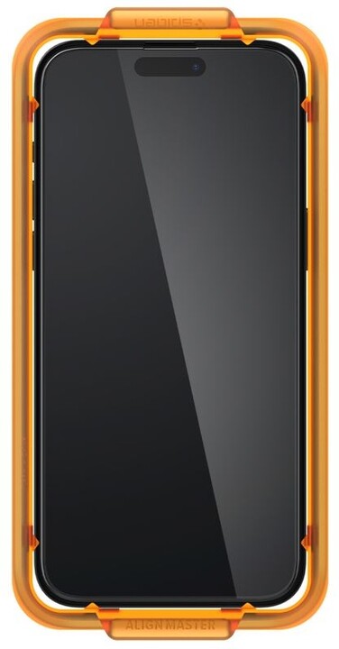 Spigen ochranné sklo tR AlignMaster pro Apple iPhone 15 Pro, 2ks, černá_250830908