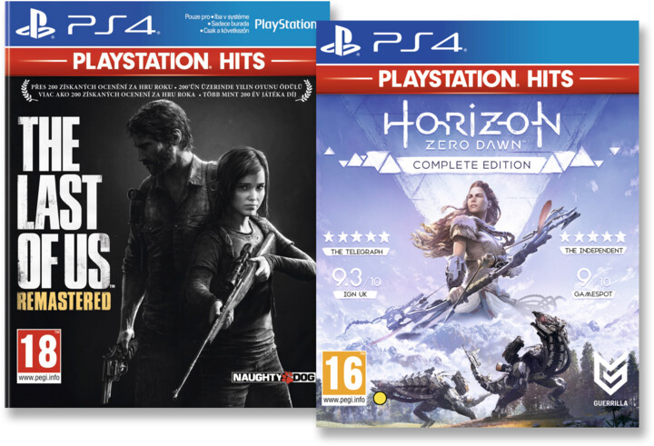 PS4 HITS - The Last of Us: Remastered + Horizon: Zero Dawn - Complete Edition_1401118984