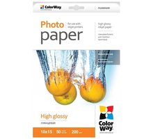 COLORWAY high glossy 200g/m2, 10x15, 50 listů, lesklý PG2000504R