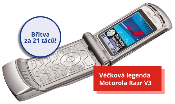 Véčková legenda Motorola Razr V3