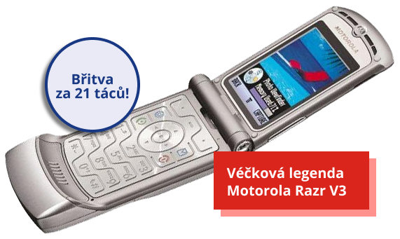 Véčková legenda Motorola Razr V3