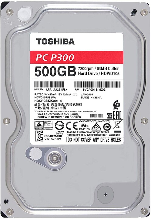 Toshiba P300, 3,5&quot; - 500GB_1684645921