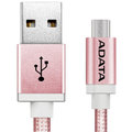 ADATA Micro USB kabel pletený, 1m, růžový_68470015