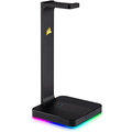 Corsair držák sluchátek ST100 RGB, 7.1 zvuková karta, USB 3.1 hub_865339325