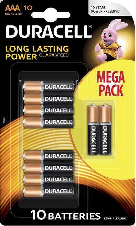 Duracell baterie Basic AAA 2400, 10ks_1260740418
