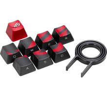 ASUS ROG FPS &amp; MOBA Gaming Keycaps, Cherry MX, černé/červené_1708467117