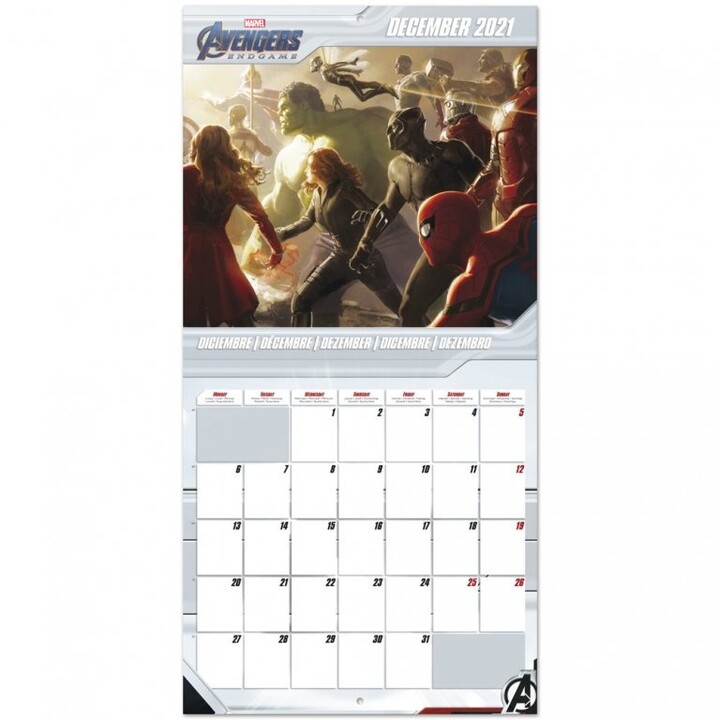 Kalendář 2021 - Avengers_1577162054