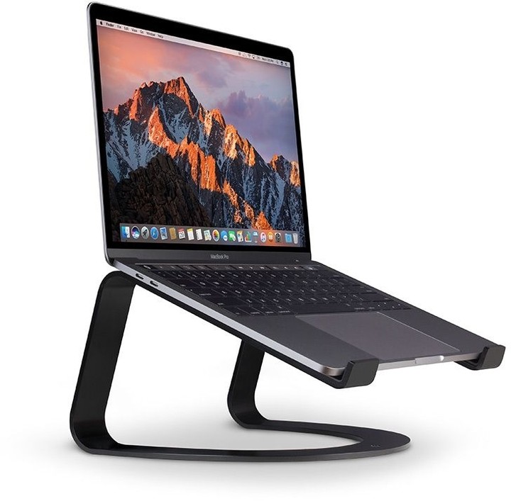 TwelveSouth Curve hliníkový stojan pro MacBook a notebooky - Matně černá_768835078