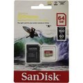 SanDisk Micro SDXC Extreme 64GB 160MB/s A2 UHS-I U3 V30 pro akční kamery + SD adaptér_1786964168