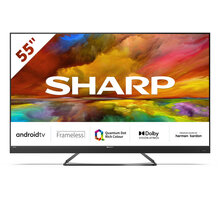 Sharp 55EQ3EA - 140cm Poukaz 200 Kč na nákup na Mall.cz + O2 TV HBO a Sport Pack na dva měsíce