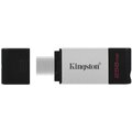 Kingston DataTraveler 80 - 256GB, černá/stříbrná_380422288