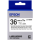 Epson LabelWorks LK-7WBVN, páska pro tiskárny etiket, 36mm, 7m, černo-bílá_1709670653
