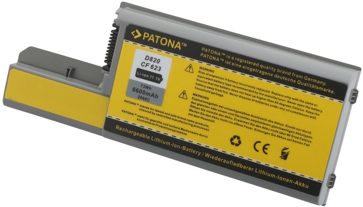 Patona baterie pro Dell, LATITUDE D820 6600mAh Li-Ion 11,1V_690947285