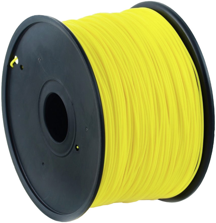 Gembird tisková struna (filament), PLA, 1,75mm, 1kg, žlutá_160130095