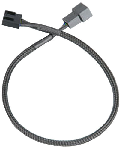 Akasa prodlužovací kabel k PWM ventilátoru, 30cm (4pin pro PWM, 3pin ventilátory), 4ks v balení