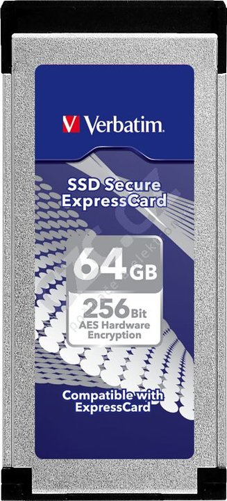 Verbatim SSD Secure ExpressCard - 64GB_1087718006