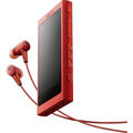 Sony NW-A35, 16GB + sluchátka, červená