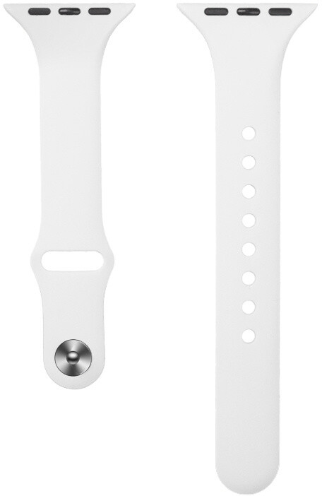 MAX silikonový řemínek MAS35 pro Apple Watch, 42/44mm, bílá_1393336705