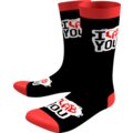 Ponožky I LAB YOU - černo-červená, 35-38_2116418044