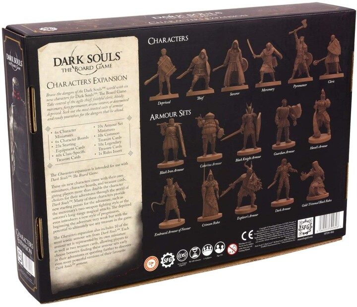 Desková hra Dark Souls - Character Expansion (Player Characters + Amour Sets) (rozšíření), (EN)_268269936