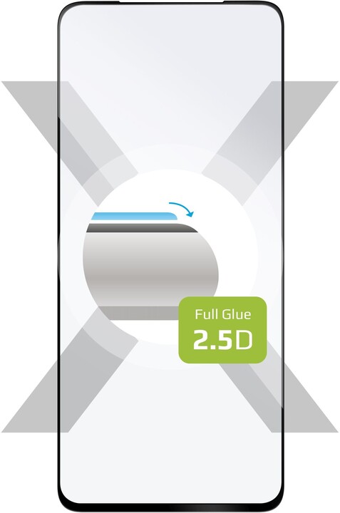 FIXED ochranné sklo Full-Cover pro POCO X4 Pro 5G, s lepením přes celý displej, černá_1270633802