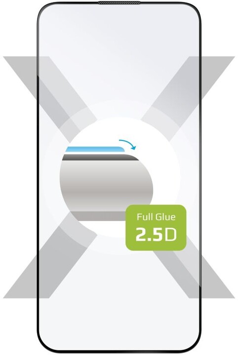 FIXED ochranné sklo Full-Cover pro Apple iPhone 15 Pro, lepení přes celý displej, černá_1258581093