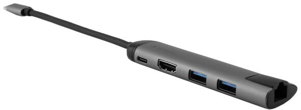 Verbatim USB-C multiport hub USB 3.1 GEN 1/2xUSB 3.0/HDMI/RJ45_1488626818