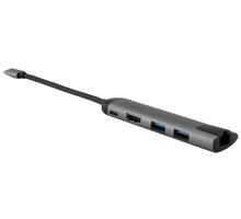 Verbatim USB-C multiport hub USB 3.1 GEN 1/2xUSB 3.0/HDMI/RJ45 Poukaz 200 Kč na nákup na Mall.cz