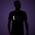 Tričko Minecraft Run Away! Glow in the Dark, černé (US XS / EU XS)_1645242495