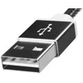 ADATA Micro USB kabel pletený, 1m, černý_1026209099