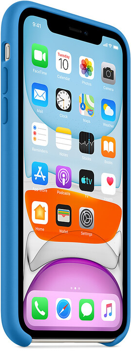 Apple silikonový kryt pro iPhone 11, modrá_779357444