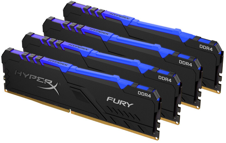 HyperX Fury RGB 128GB (4x32GB) DDR4 2666 CL16_1608265028