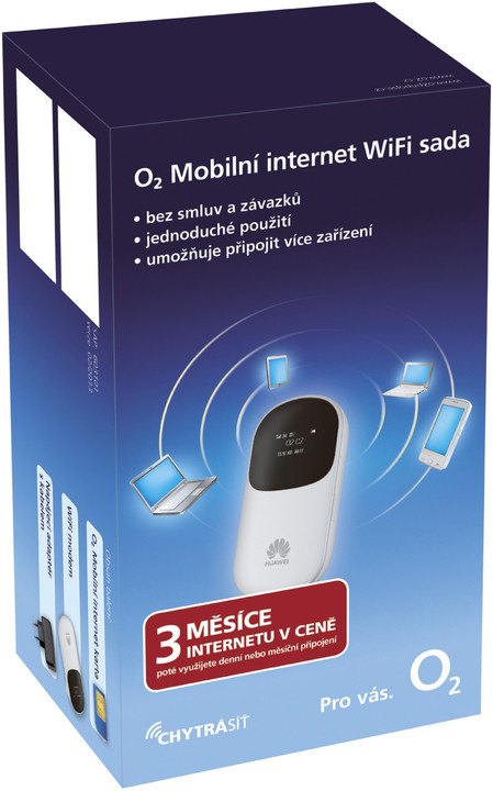 O2 Mobilní internet WiFi sada 3 měsíce internetu v ceně + WiFi modem_1050679507